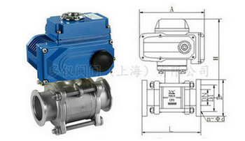電動(dòng)真空球閥結(jié)構(gòu)圖